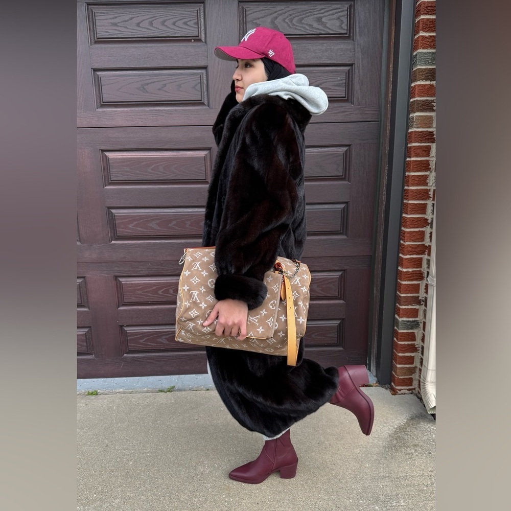 Full Length Mink Coat Daaark Brown York Furrier size Chest 52 NEW YORK FURRIER - Picture 3 of 9